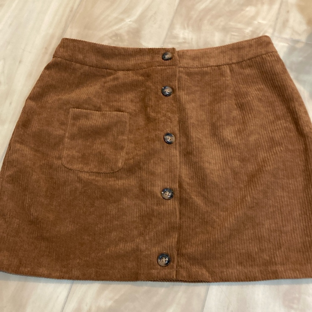 Corduroy skirt
